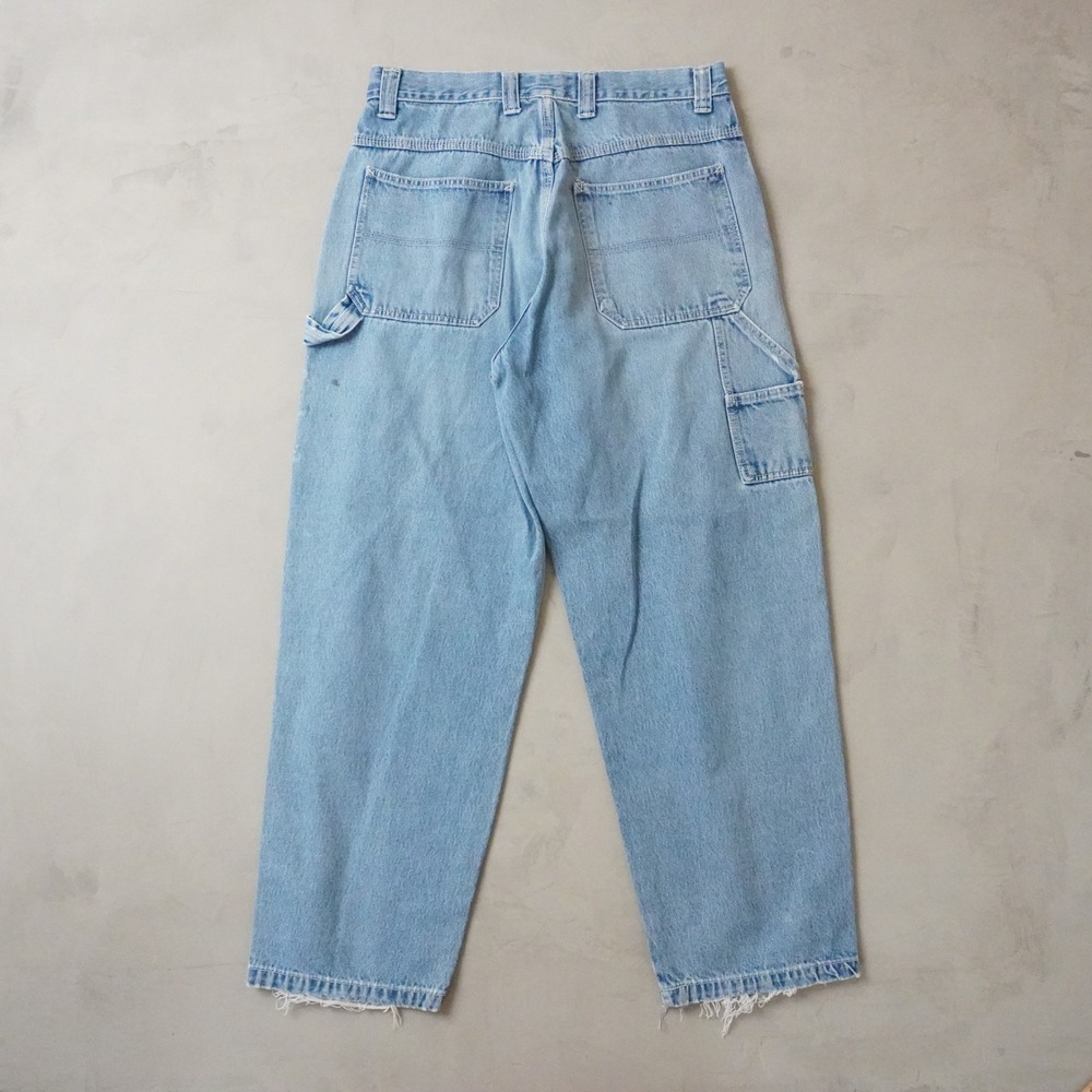 Vintage Route 66 Carpenter Jeans 34x32 Mens 90s Light Wash Denim Workwear - Picture 2 of 7